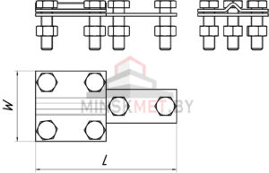 Зажим контрольный S007 (чертеж)